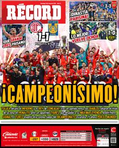 Portada RÉCORD 31 de mayo de 2026