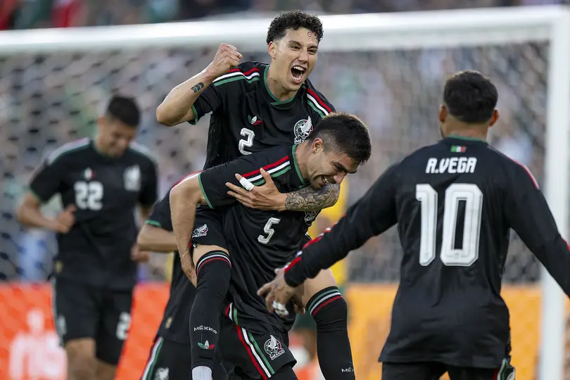 México celebra gol ante Australia l IMAGO7