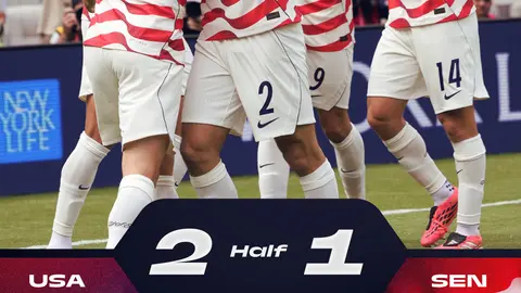 ¡Listos para el Mundial! Estados Unidos vence a Senegal