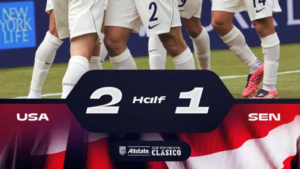 ¡Listos para el Mundial! Estados Unidos vence a Senegal