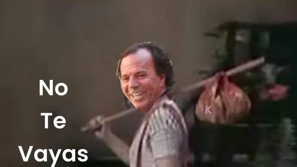 Los memes de Julio Iglesias reaparecen cada año para despedir el mes de julio./ I:@memes.de.julio