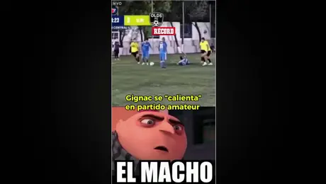 Gignac se CALIENTA en partido amateur