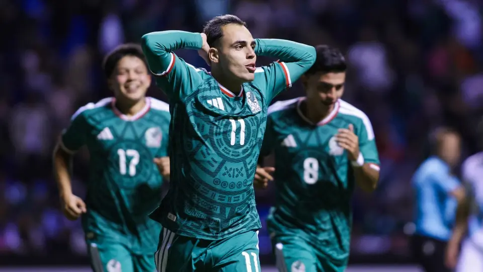 Jugadores de la Selección Mexicana Sub-20 en celebración | MEXSPORT