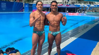 México suma otro oro en clavados con Osmar Olvera y Juan Celaya en Santo Domingo 2026