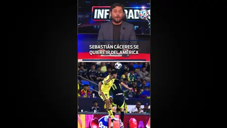 Sebastián Cáceres se quiere ir del América