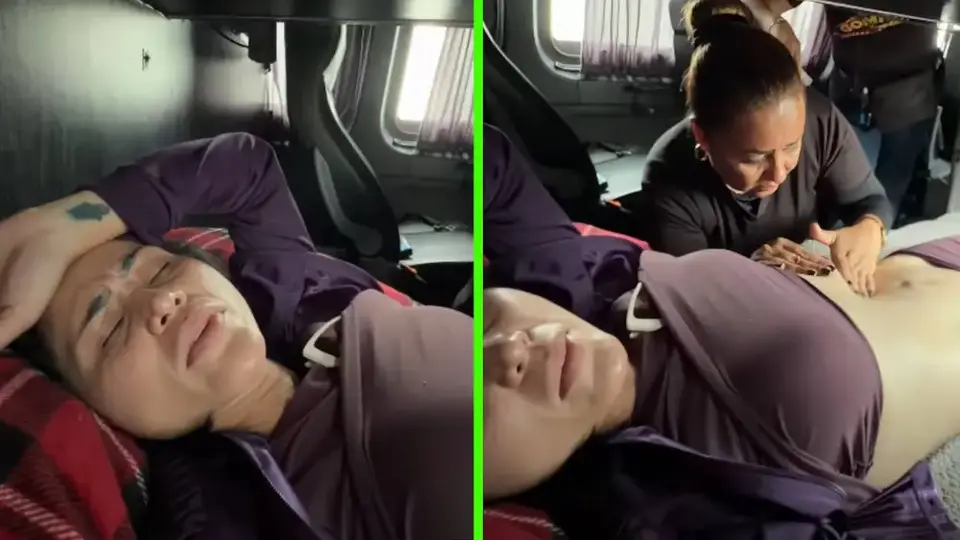 La mamá de la influencer rompió en llanto al recordar la hospitalización que atravesó su hija meses atrás.