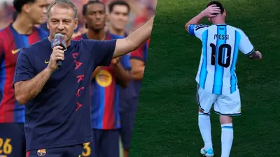 Hansi Flick y su mensaje para Leo Messi tras su retiro de la Selección Argentina