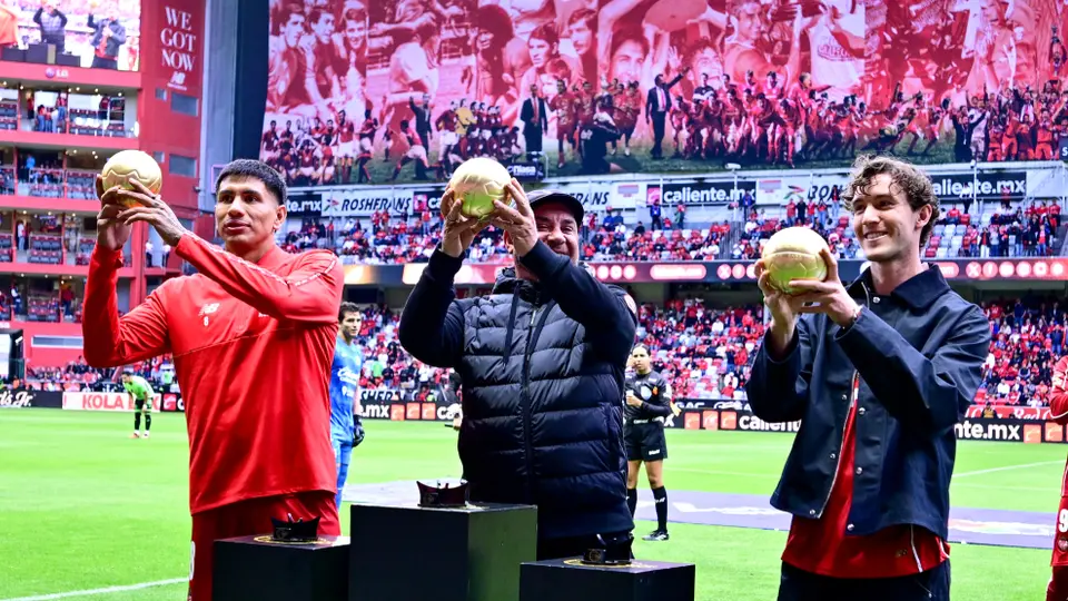 Toluca presume sus Balones de Oro antes del duelo ante Juárez
