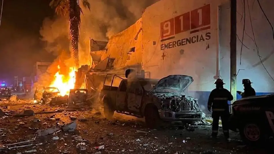 El coche bomba dejó siete personas lesionadas / FB. Paco Elizondo