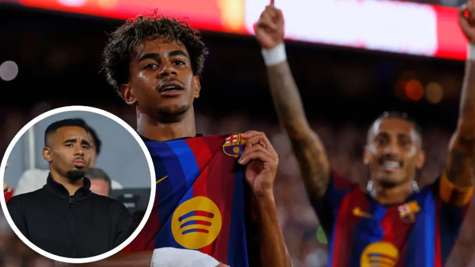 ¡El nuevo culé! Gabriel Jesus presente en el Camp Nou en la victoria del Barcelona