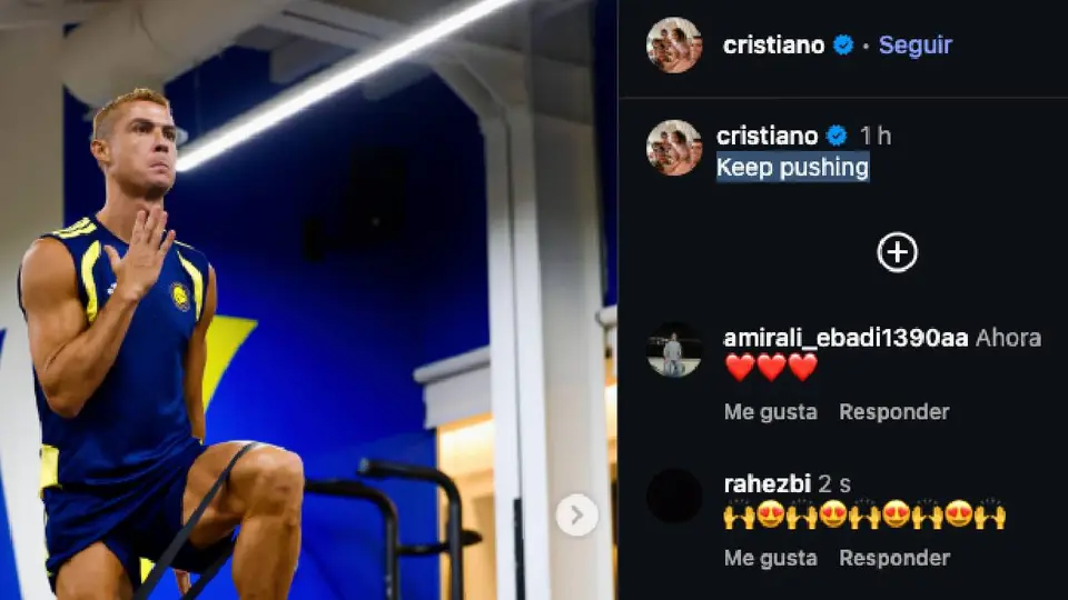Cristiano Ronaldo | CAPTURA DE PANTALLA