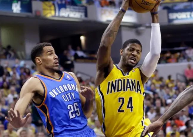 Pacers logra apretado triunfo sobre el Thunder