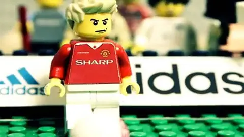 La carrera de Beckham en Lego