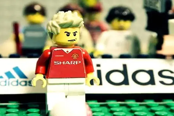 La carrera de Beckham en Lego