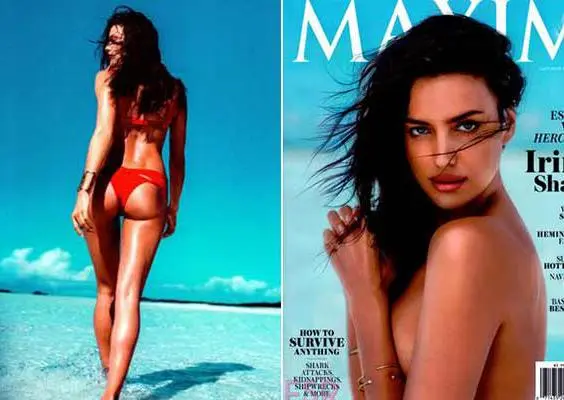 Irina Shayk, 'exquisita' para revista