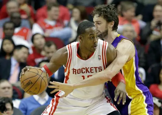 Harden y Howard guían victoria de Rockets ante Lakers
