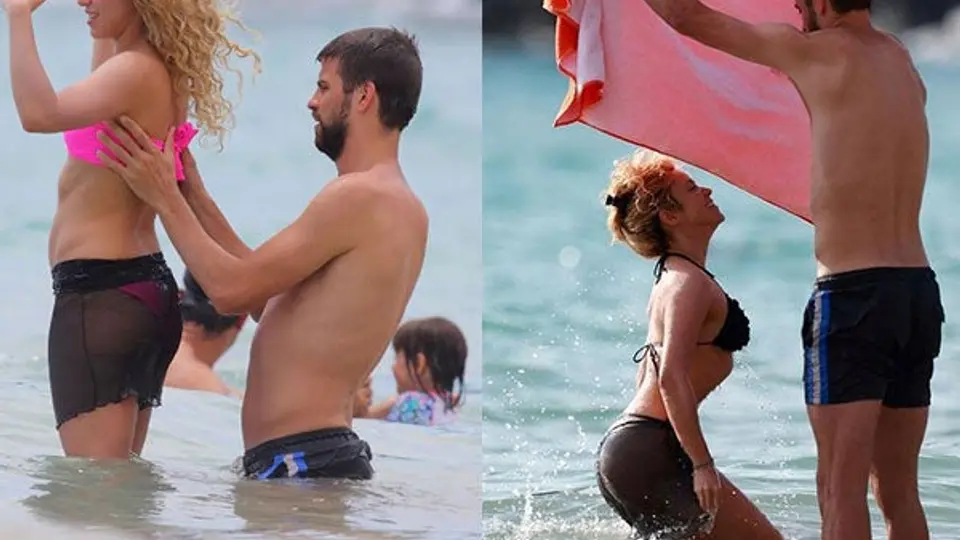Piqué y Shakira terminan sus vacaciones en Hawai