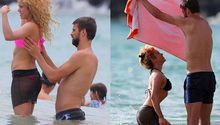 Piqué y Shakira terminan sus vacaciones en Hawai