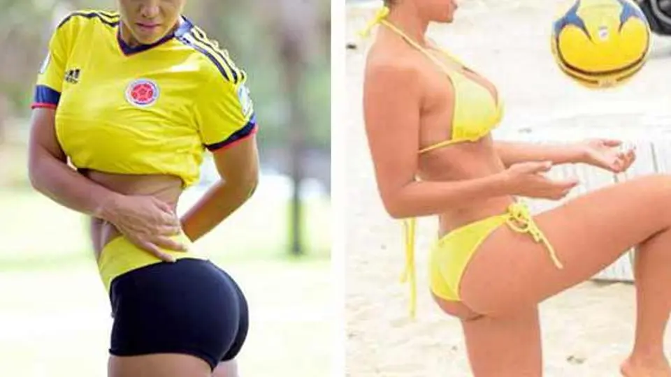 Andrea Calle, feliz por Colombia