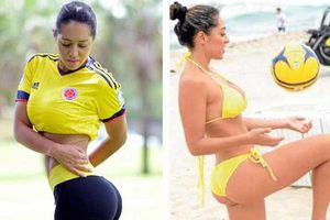 Andrea Calle, feliz por Colombia
