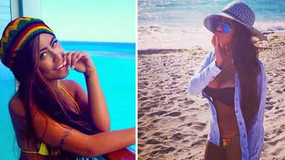 Hermana de Neymar presume escultural figura