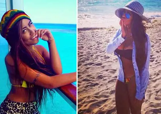 Hermana de Neymar presume escultural figura
