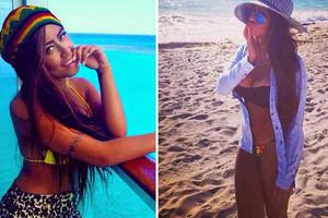 Hermana de Neymar presume escultural figura