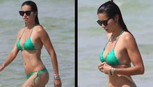 Adriana Lima arrasa con bikini en Miami