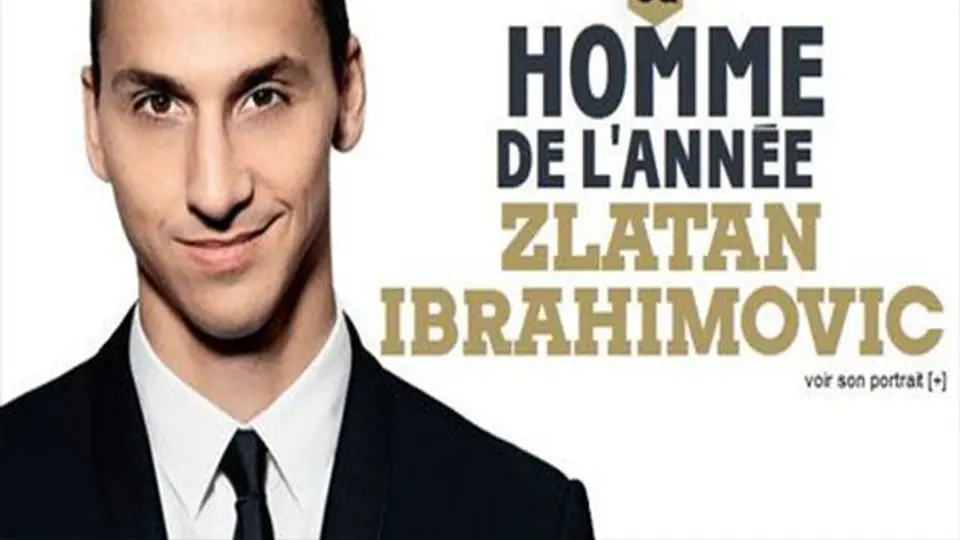 Zlatan Ibrahimovic, 'hombre del año' para revista francesa