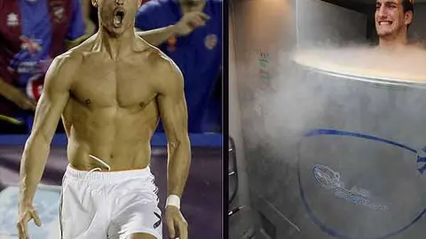 CR7 recurre a crioterapia para mantener su musculatura