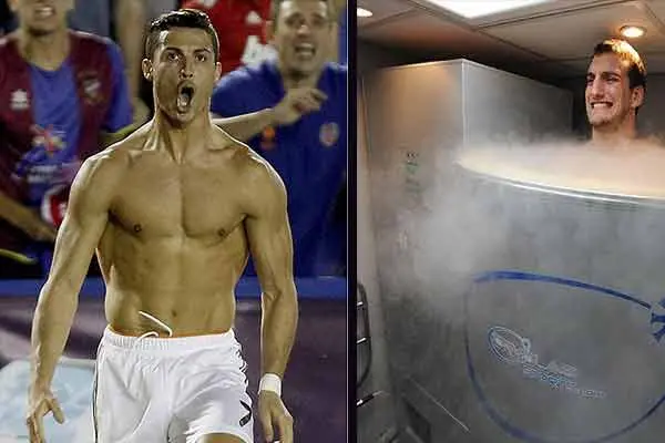 CR7 recurre a crioterapia para mantener su musculatura