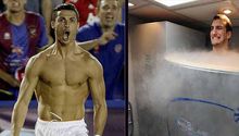 CR7 recurre a crioterapia para mantener su musculatura