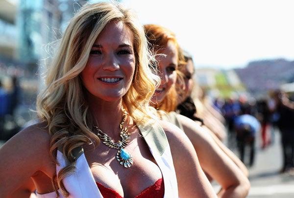 Las chicas más bellas en el GP de EU