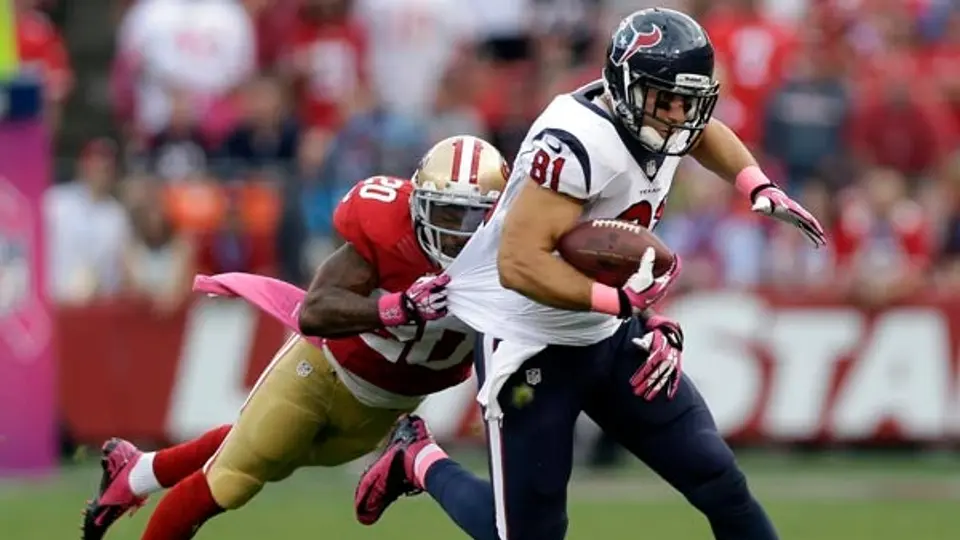 Owen Daniels, baja de Texanos entre 4 y 6 semanas