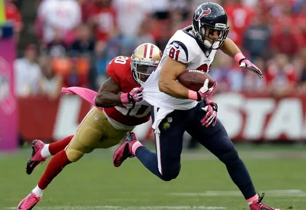 Owen Daniels, baja de Texanos entre 4 y 6 semanas