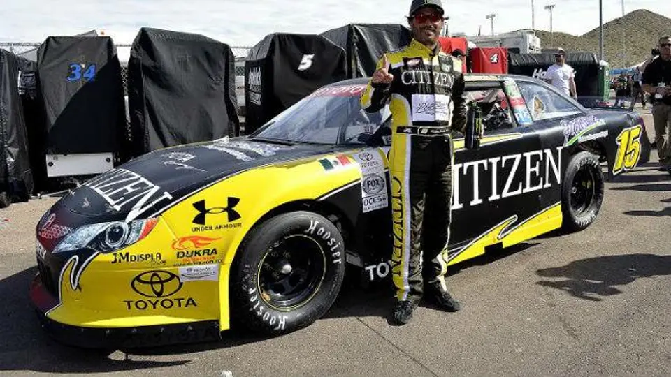 Rubén Pardo logra Pole Position en Nascar Toyota Series