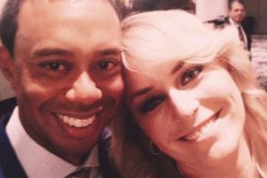 Lindsey Vonn va con su 'Tigre' a todas partes...