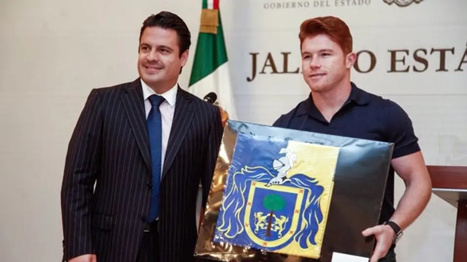 'Canelo' Álvarez invita al gobernador de Jalisco a su pelea