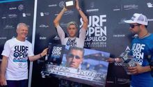 Luke Davis se corona en el Surf Open Acapulco