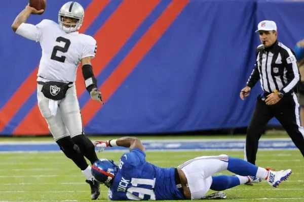 Raiders enfrentará a Texanos sin Terrelle Pryor
