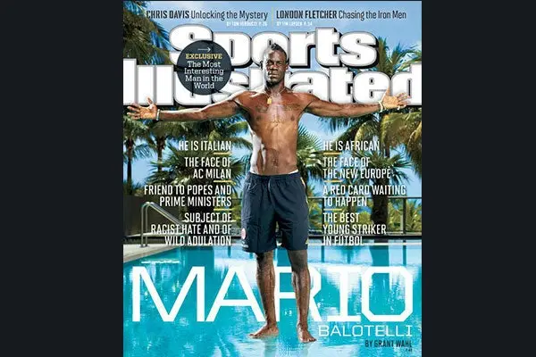 Mario Balotelli se estrena para Sports Illustrated
