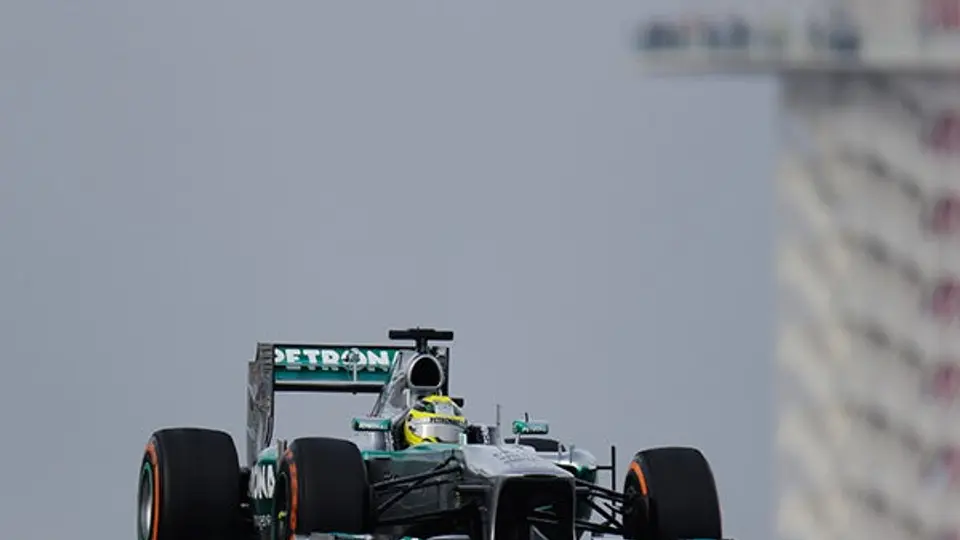Nico Rosberg registra el mejor tiempo en la P1 del GP de Brasil