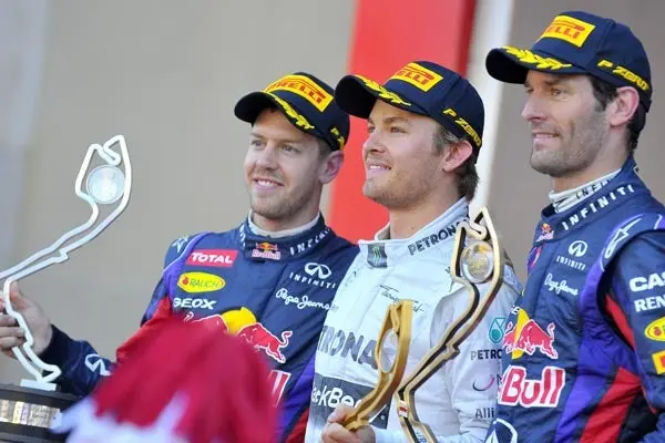 Vettel, orgulloso por haberse metido al podio con Webber