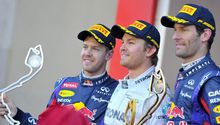 Vettel, orgulloso por haberse metido al podio con Webber