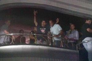 Costa celebra título del Atleti en discoteca