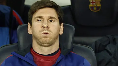 Messi no pudo recuperarse por la intensa actividad del Barça