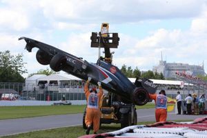 Fallece oficial de pista que removía auto de Guti