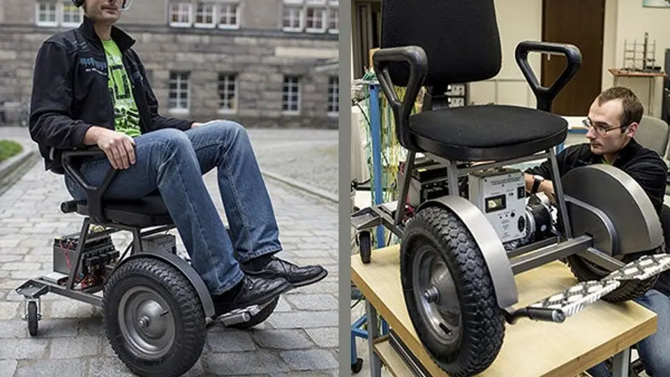 Silla de ruedas controlada con la respiración