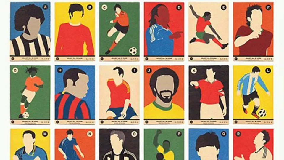 Reúnen a los 35 mejores jugadores de la historia... en estampas