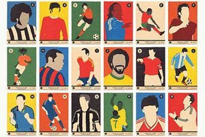 Reúnen a los 35 mejores jugadores de la historia... en estampas